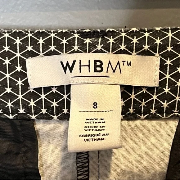 White House Black Market Geometric Women’s Pants - Size 8 - Picture 2 of 4
